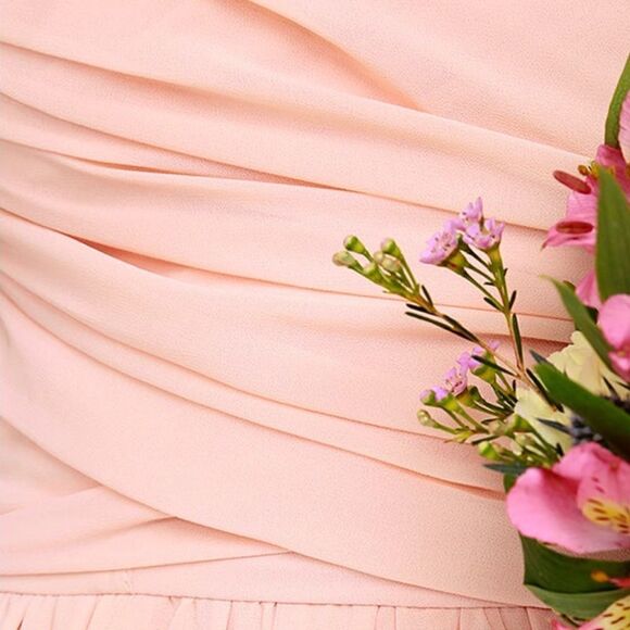 Lulus | Moonlight Serenade Peach Strapless Maxi DressNWT Size XL - Picture 6 of 13